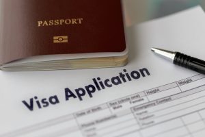 Visa application form